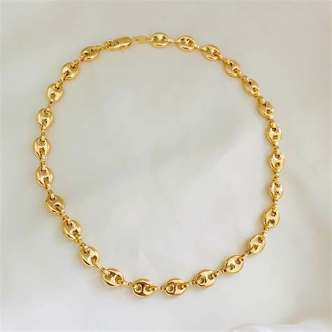 gucci chain style|Gucci chain necklaces for women.